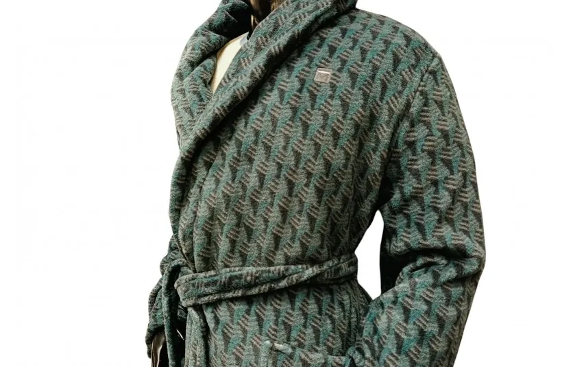 Massana Homewear Szlafrok męski rozm. XXL Grey L726335 Hot