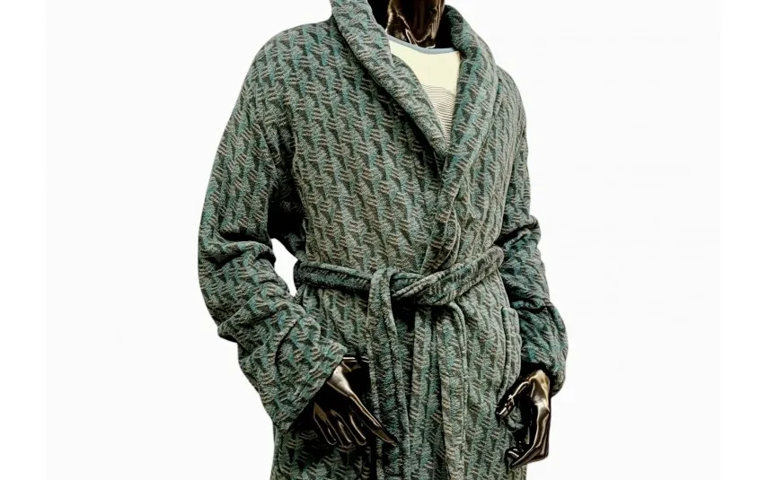 Massana Homewear Szlafrok męski rozm. XXL Grey L726335 Hot
