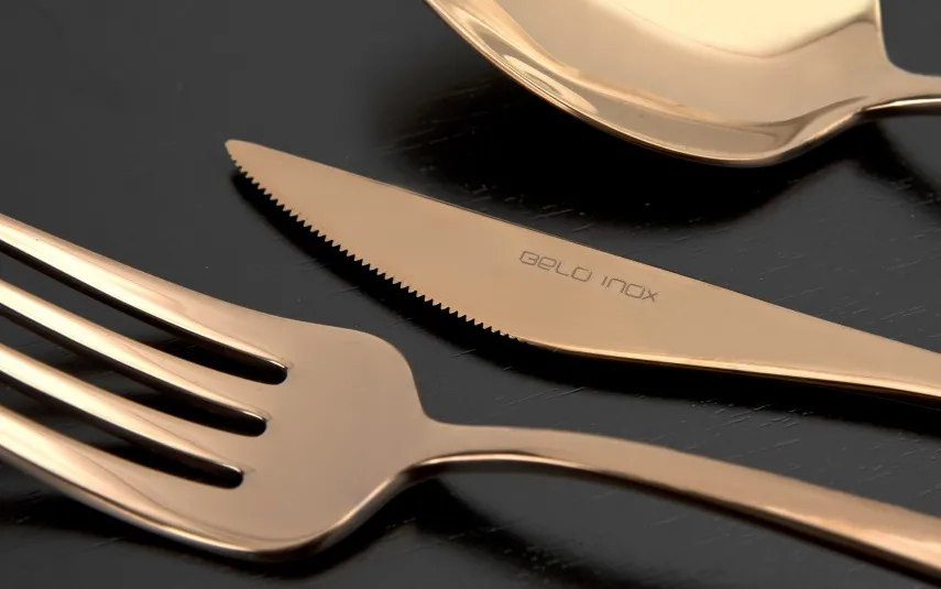Belo Inox Sztućce 6/24 Spirit Titanium Bronze Fashion