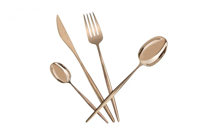 Belo Inox Sztućce 6/24 Spirit Titanium Bronze Fashion