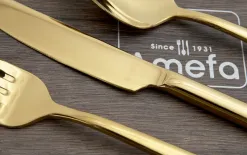 Amefa Sztućce METROPOLE zlote 6/24 cz. w kasecie Best