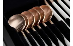 Belo Inox Sztućce Neo White Rose Gold 6/24 Best