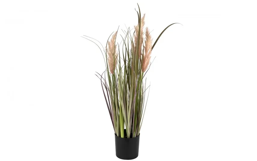 Mondex Sztuczna trawa pampasowa różowa w donicy 75 cm Outlet
