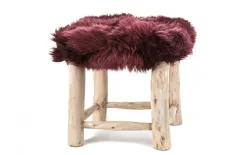 Witek Home Taboret Nordic Square Wine Online