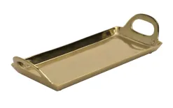 Ewax Taca dekoracyjna 34,5x13 cm złota EW2279 Sale