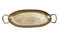 Dekor Pap Taca metalowa dekoracyjna 50x17 cm złota Online