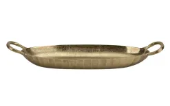 Dekor Pap Taca metalowa dekoracyjna 50x17 cm złota Online