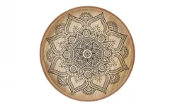 Mondex Taca okrągła 35x35x4cm Mandala Outlet