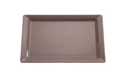APS Taca z melaminy GN 1/2 PURE COLOR 32,5x26,5 cm szara Fashion