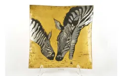 Witek Home Talerz dekoracyjny 3933A Zebry 30x30 cm Sale