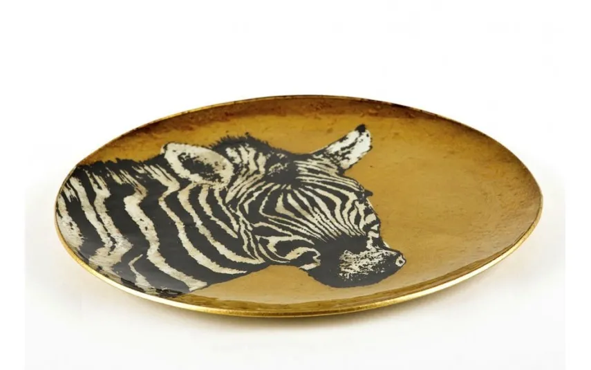 Witek Home Talerz dekoracyjny 3932A Zebra Hot