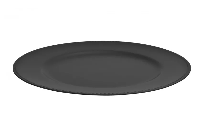 Art-Pol Talerz dekoracyjny plastikowy 33 cm czarny AP142414 Outlet