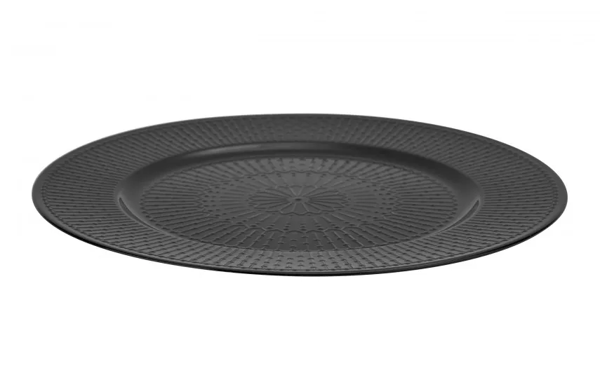 Art-Pol Talerz dekoracyjny plastikowy 33 cm czarny AP142417 Online