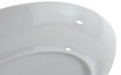 Cmielow Talerz deserowy 18 cm Atelier Biały C001 Outlet