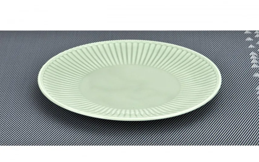 Cmielow Talerz deserowy 21 cm Dalia Zielona Clearance