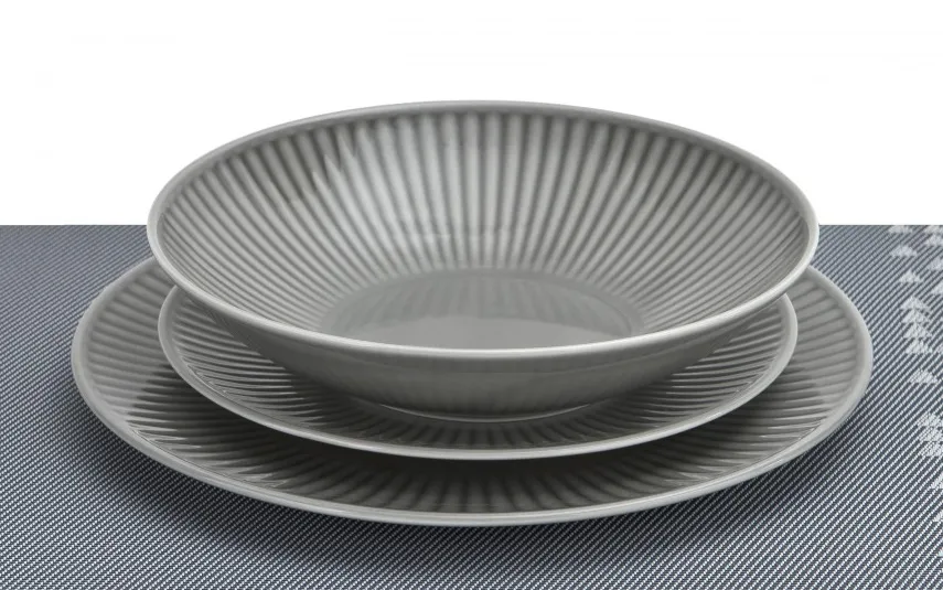 Cmielow Talerz deserowy 21 cm Dalia Szara Sale