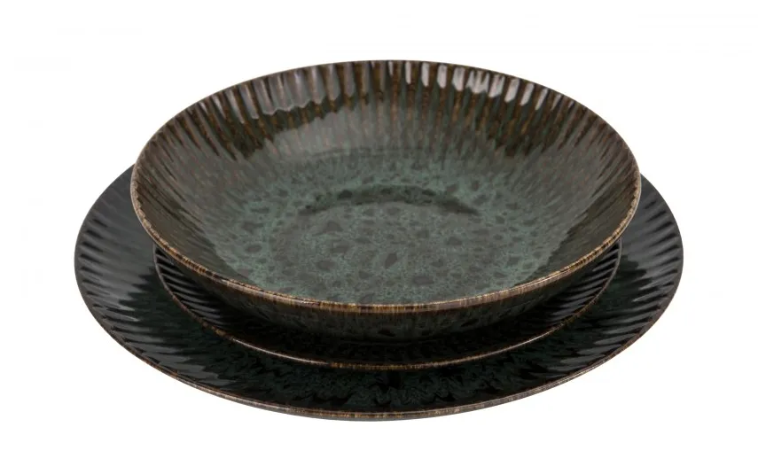 Lubiana Talerz deserowy 21,2 cm Jade Stoneware zielony Fashion