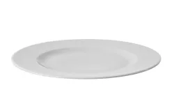 Karolina Talerz deserowy płytki 19 cm prążki Stock biały Clearance