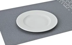 Karolina Talerz deserowy płytki 19 cm prążki Stock biały Clearance