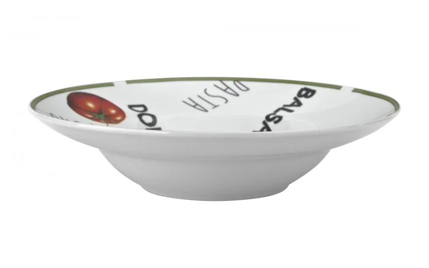 MPLCo Talerz do pasty 27 cm Zielony brzeg MPL Online