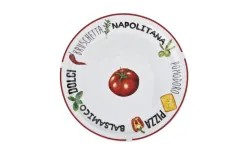 MPLCo Talerz do pizzy 30,5 cm Czerwony brzeg MPL Sale