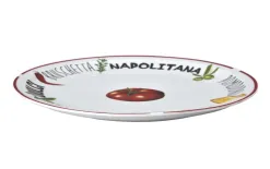 MPLCo Talerz do pizzy 30,5 cm Czerwony brzeg MPL Sale