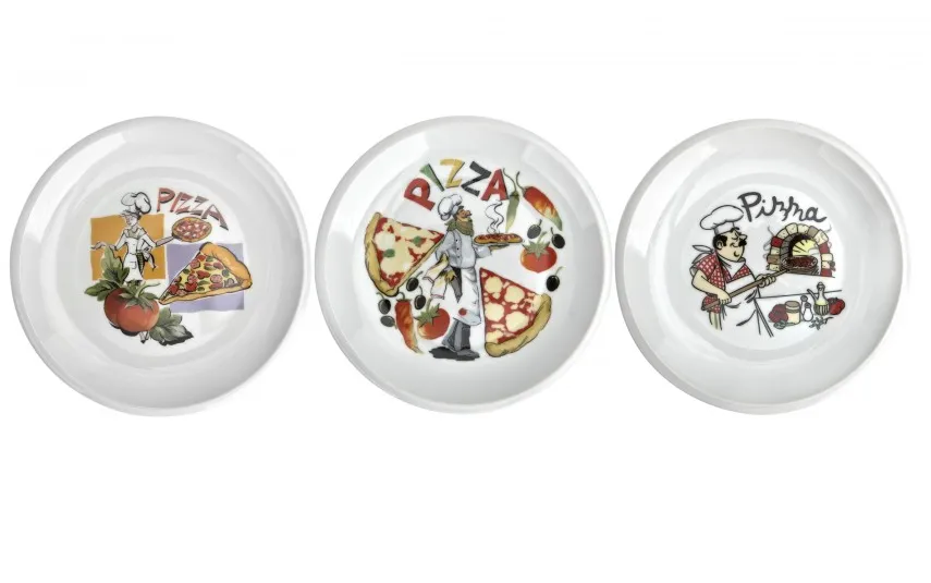 MPLCo Talerz do pizzy 20 cm Kawałki pizzy Discount