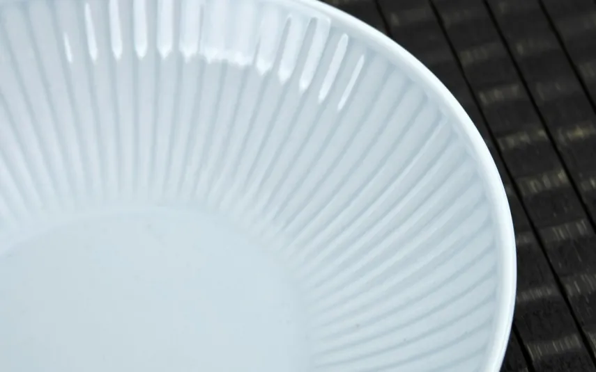 Cmielow Talerz głęboki 21,5 cm Dalia Niebieska Clearance