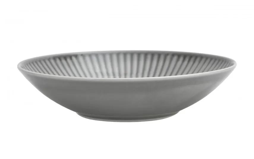 Cmielow Talerz głęboki 21,5 cm Dalia Szara Outlet