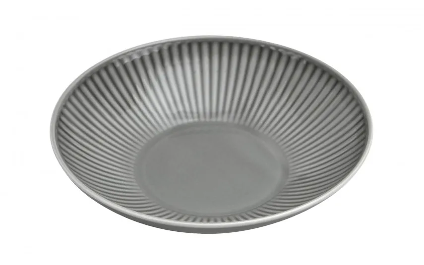 Cmielow Talerz głęboki 21,5 cm Dalia Szara Outlet