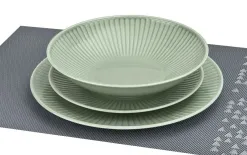 Cmielow Talerz głęboki 21,5 cm Dalia Zielona Fashion