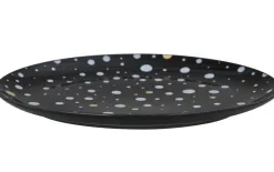Karolina Talerz owalny płytki Black Galaxy 22x18 cm Outlet