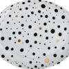 Karolina Talerz owalny 22x18cm White Galaxy Fashion
