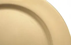 Inna Talerz plastikowy ozdobny 33 cm Gold Sale