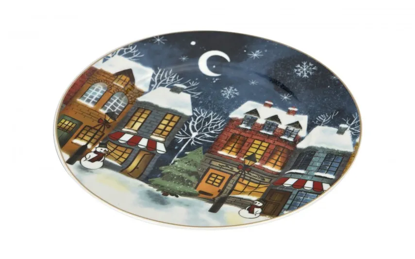 Duo Talerz płytki 27 cm Christmas City New