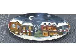 Duo Talerz płytki 27 cm Christmas City New