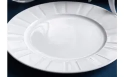 Cmielow Talerz płytki 27 cm Oktawa biała 0001 Sale