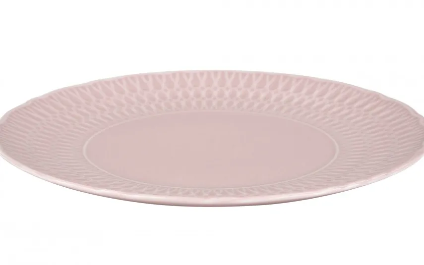 Cmielow Talerz płytki 21 cm Sofia Różowa Outlet