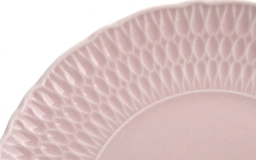 Cmielow Talerz płytki 21 cm Sofia Różowa Outlet