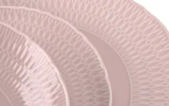 Cmielow Talerz płytki 28 cm Sofia Różowa Outlet
