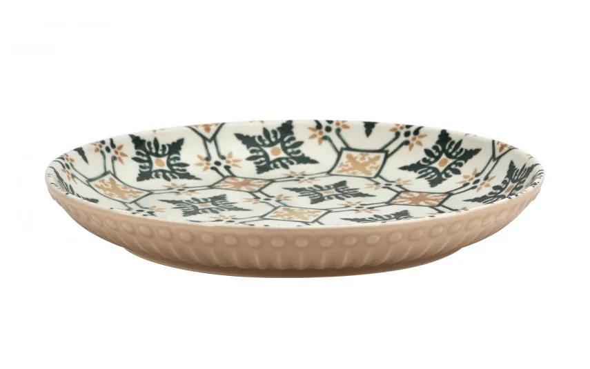 MPLCo Talerz płytki 26cm Mosaique Beige Decal New