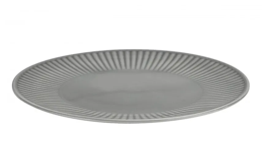Cmielow Talerz płytki obiadowy 26 cm Dalia Szara Hot