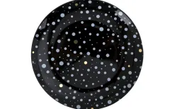 Karolina Talerz płytki obiadowy Black Galaxy 28 cm Fashion