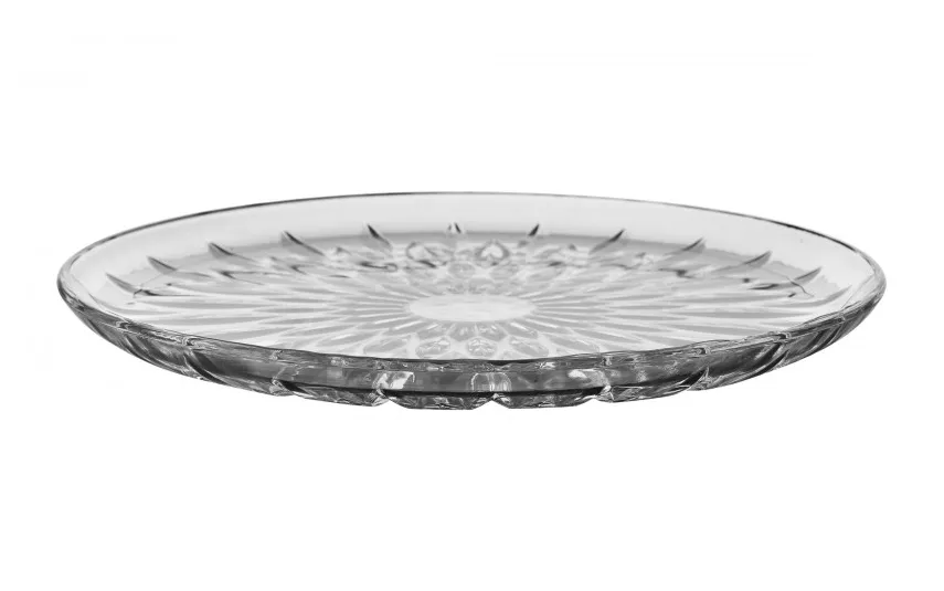 Sigma Glass Talerz szklany patera 30 cm Vetro Sale