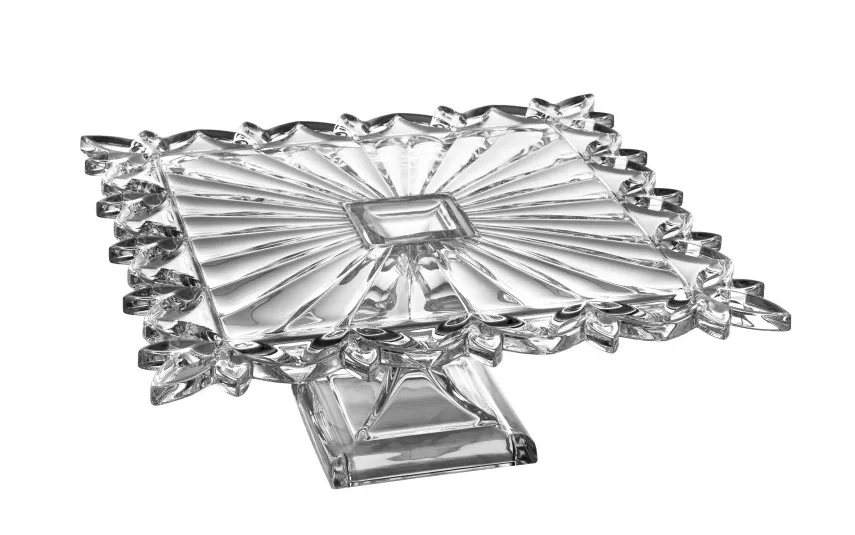 Bohemia Tortownica patera kryształowa 32 cm Pierce 678850 Discount