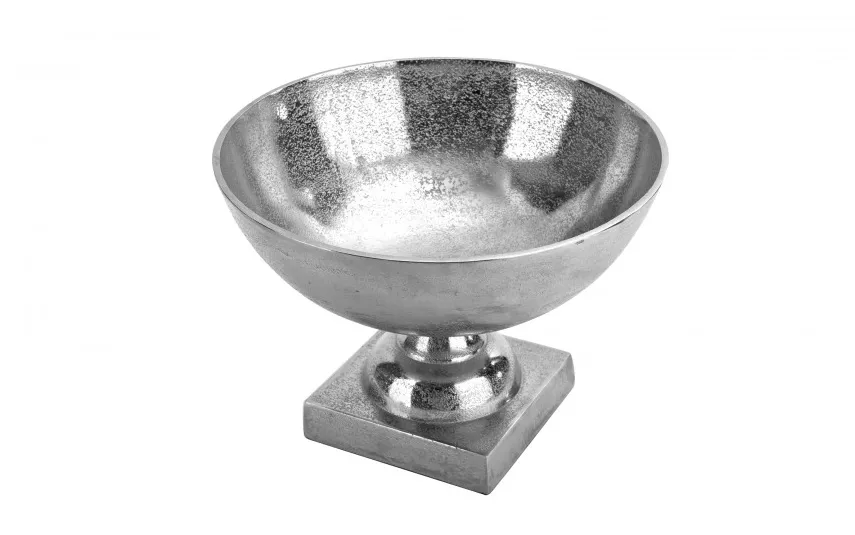 Art-Pol Waza dekoracyjna 25 cm srebrna 163276 Best