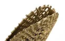 Art-Pol Wazon ażurowy złoty 45 cm 163311 Fashion