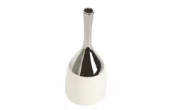 Witek Home Wazon ceramiczny 40 cm - biały Awangarda Discount