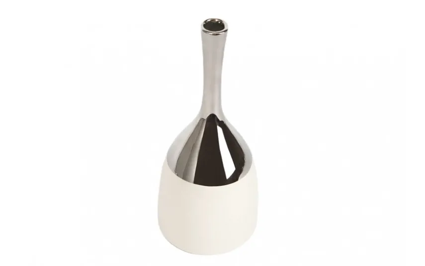 Witek Home Wazon ceramiczny 40 cm - biały Awangarda Discount