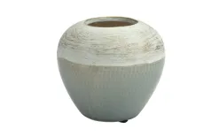Art-Pol Wazon ceramiczny 13 cm biało-niebieski AP141815 Online